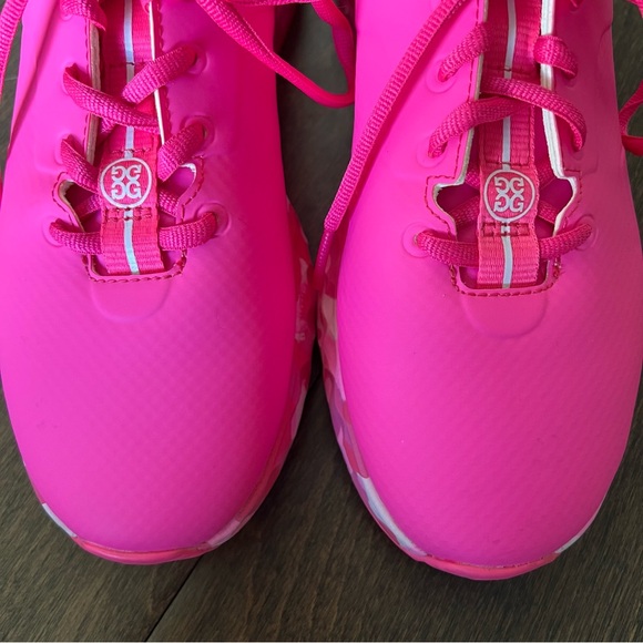 G/FORE Women's MG4+ Camo Golf Shoes - Knockout Pink - Picture 3 of 8